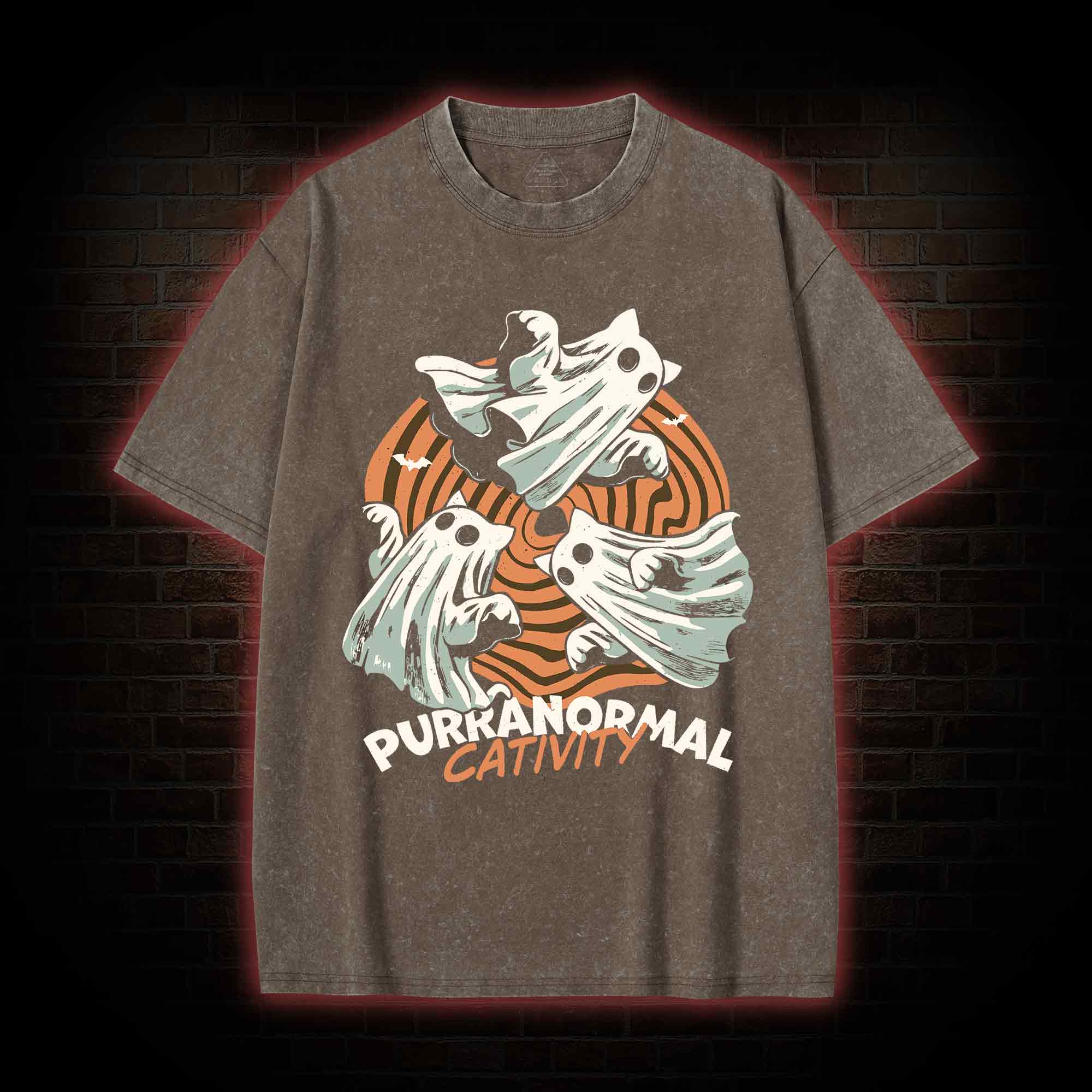 Ghost Hunting Washed T-shirt