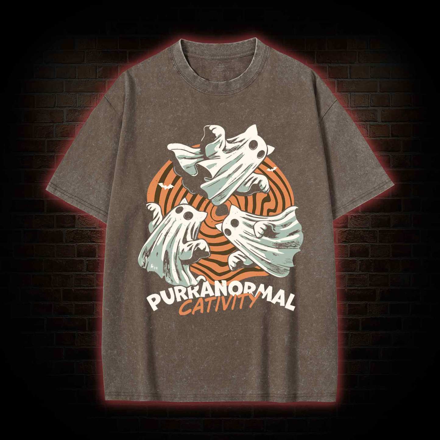 Ghost Hunting Washed T-shirt