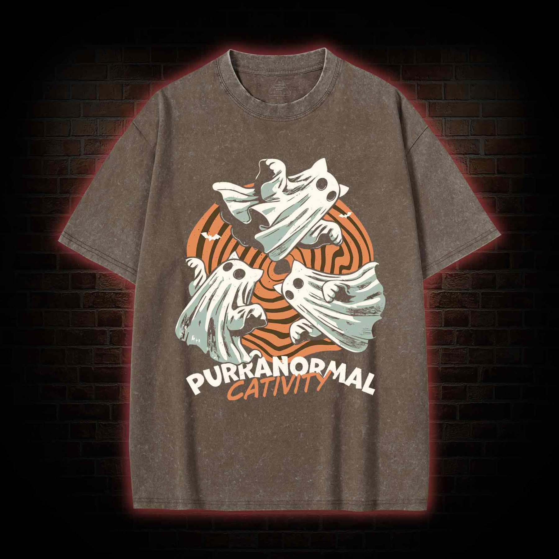 Ghost Hunting Washed T-shirt