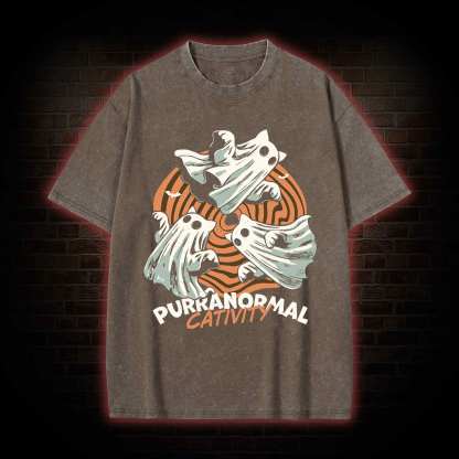 Ghost Hunting Washed T-shirt