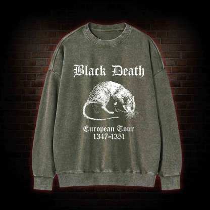 Black Death Washed Sweatshirt