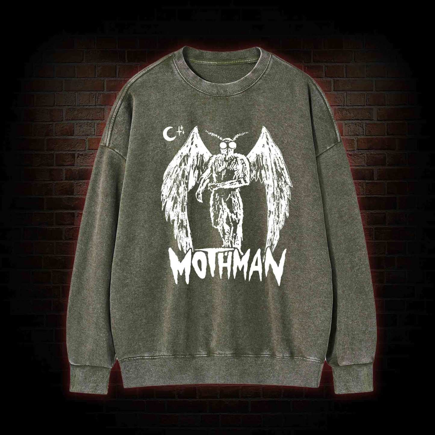 Mothman Washed Sweatshirt