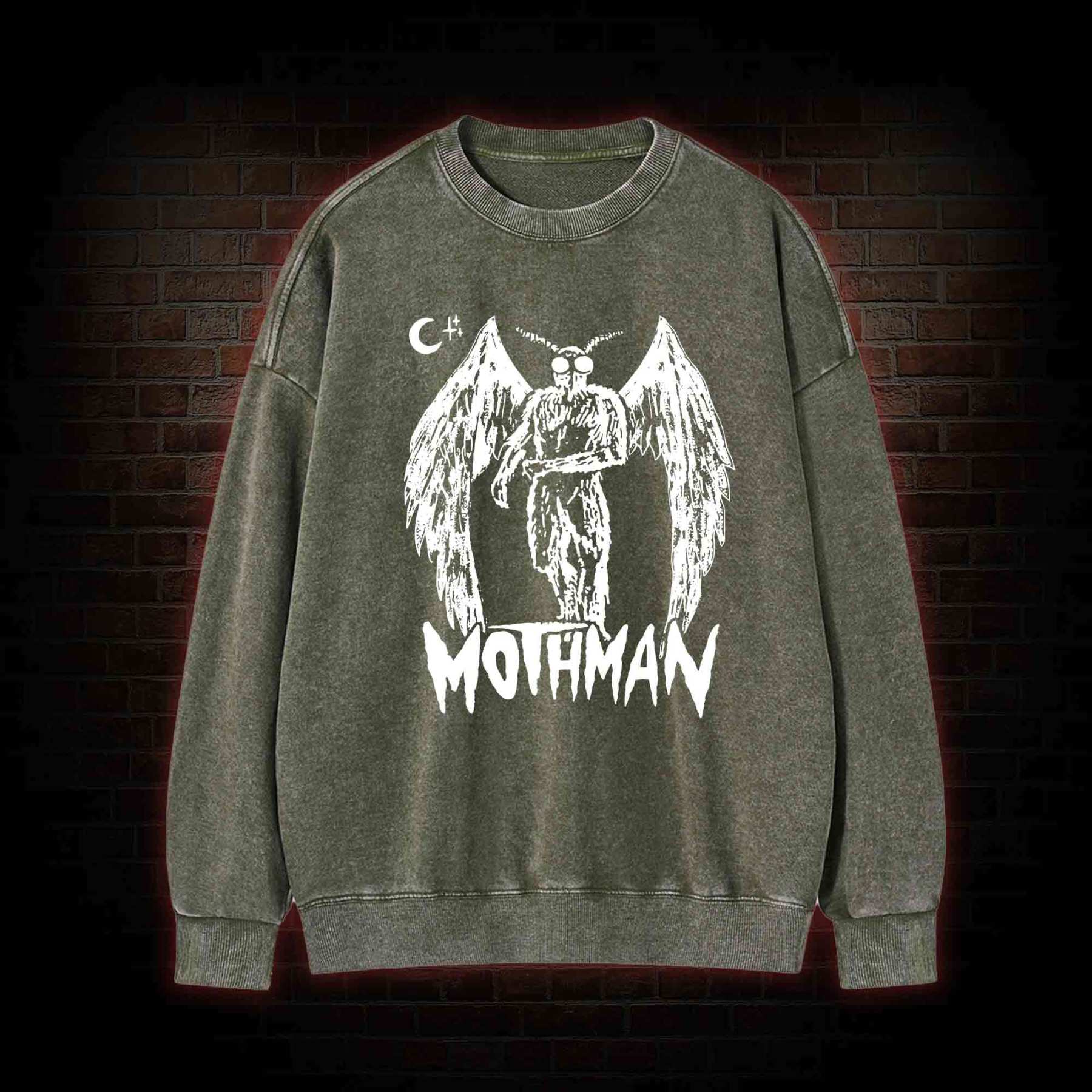 Mothman Washed Sweatshirt