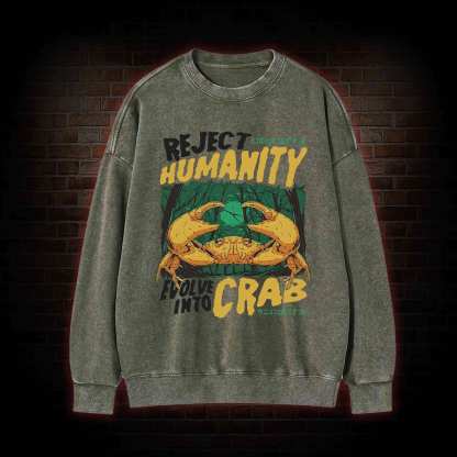 Reject Humanity Crab Washed Sweatshirt