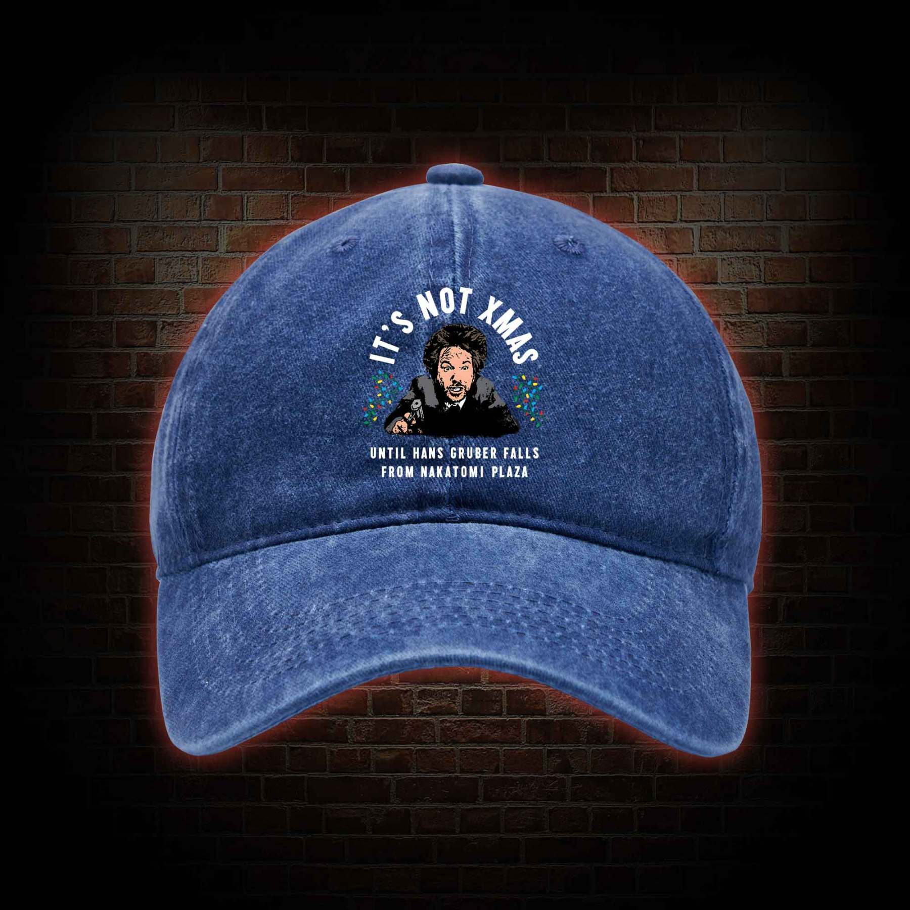 It's Not Xmas Washed Vintage Baseball Cap