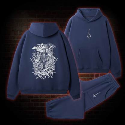 Hello Good Hunter Fleece Hoodie Set