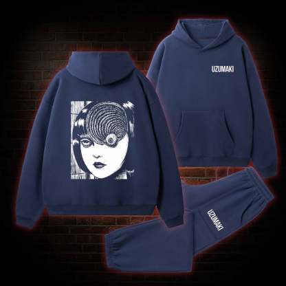 Horror Eyeball Fleece Hoodie Set