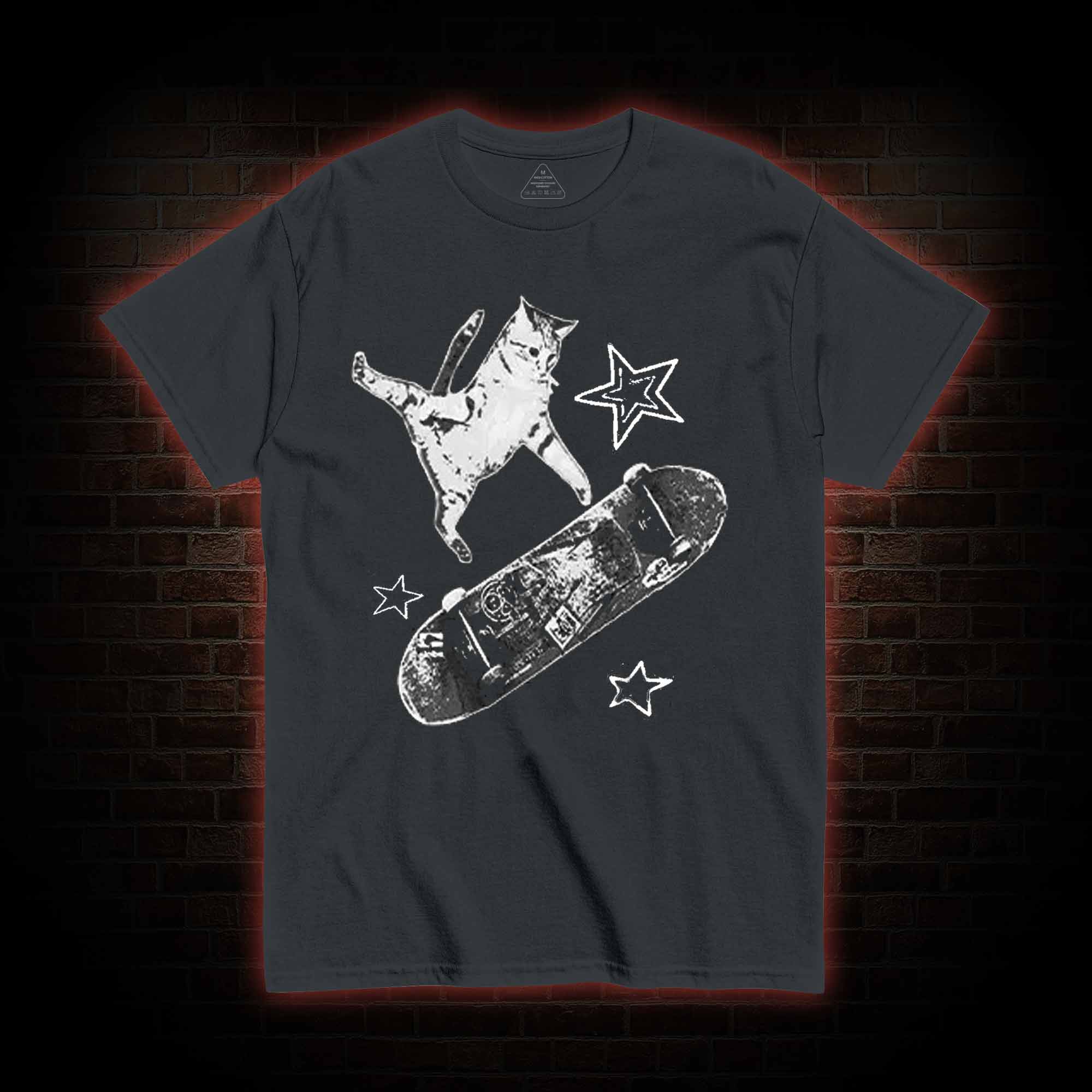 Skateboard Cat T-shirt