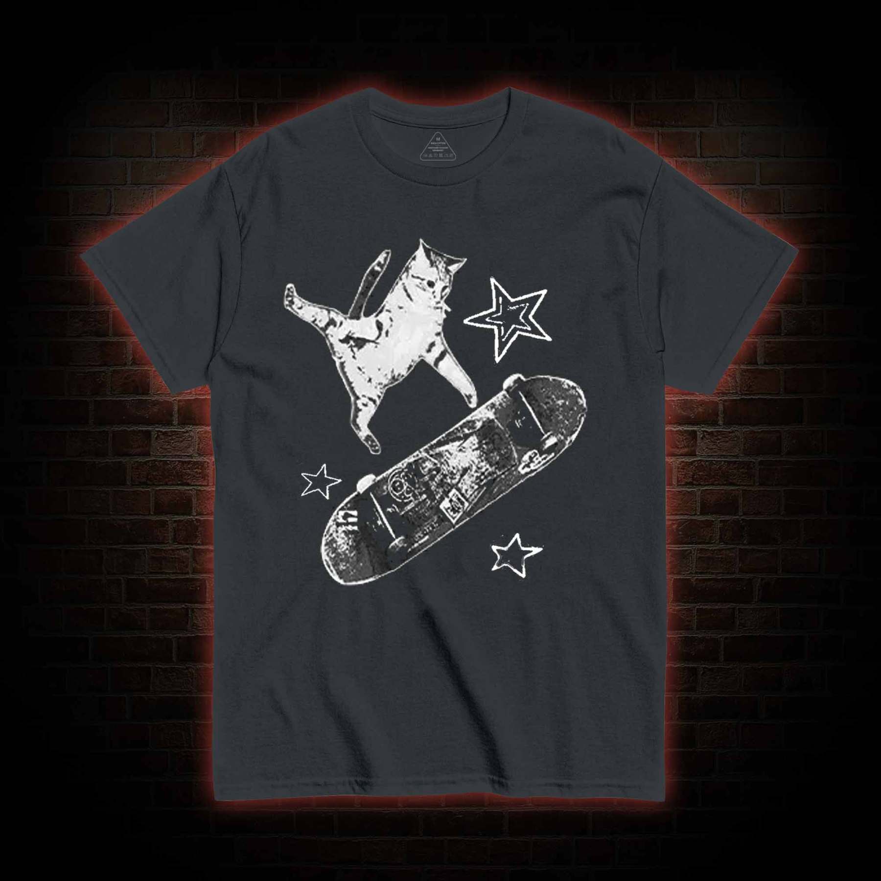 Skateboard Cat T-shirt