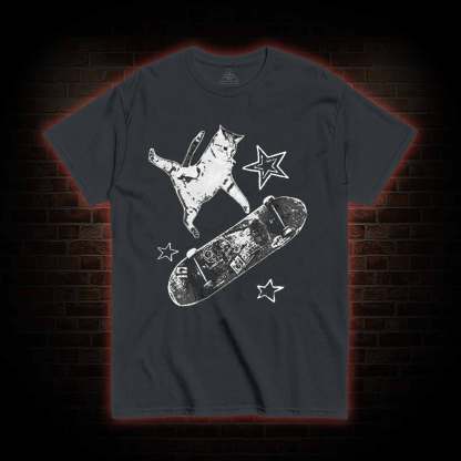 Skateboard Cat T-shirt