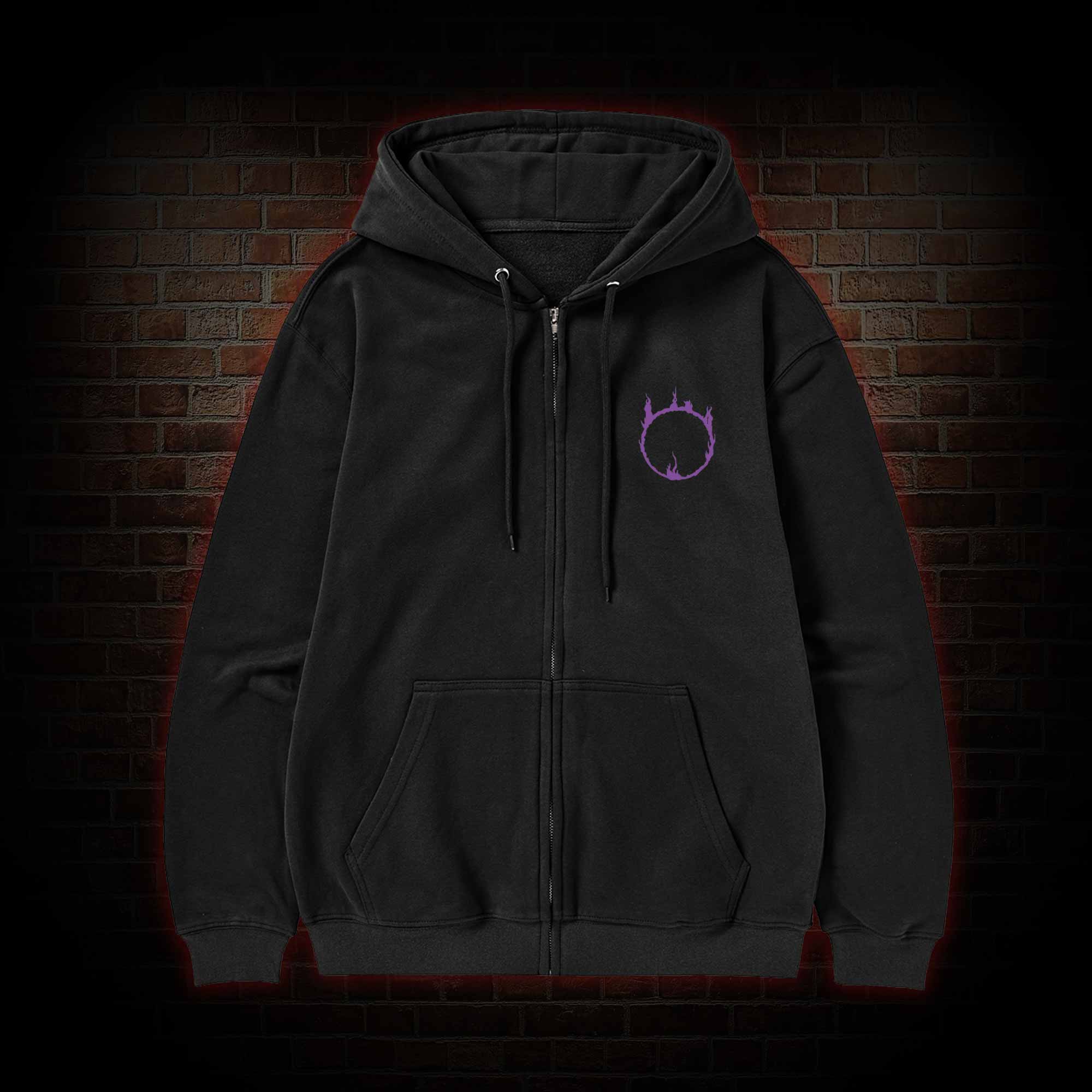 Into the Abyss Zipper Hoodie