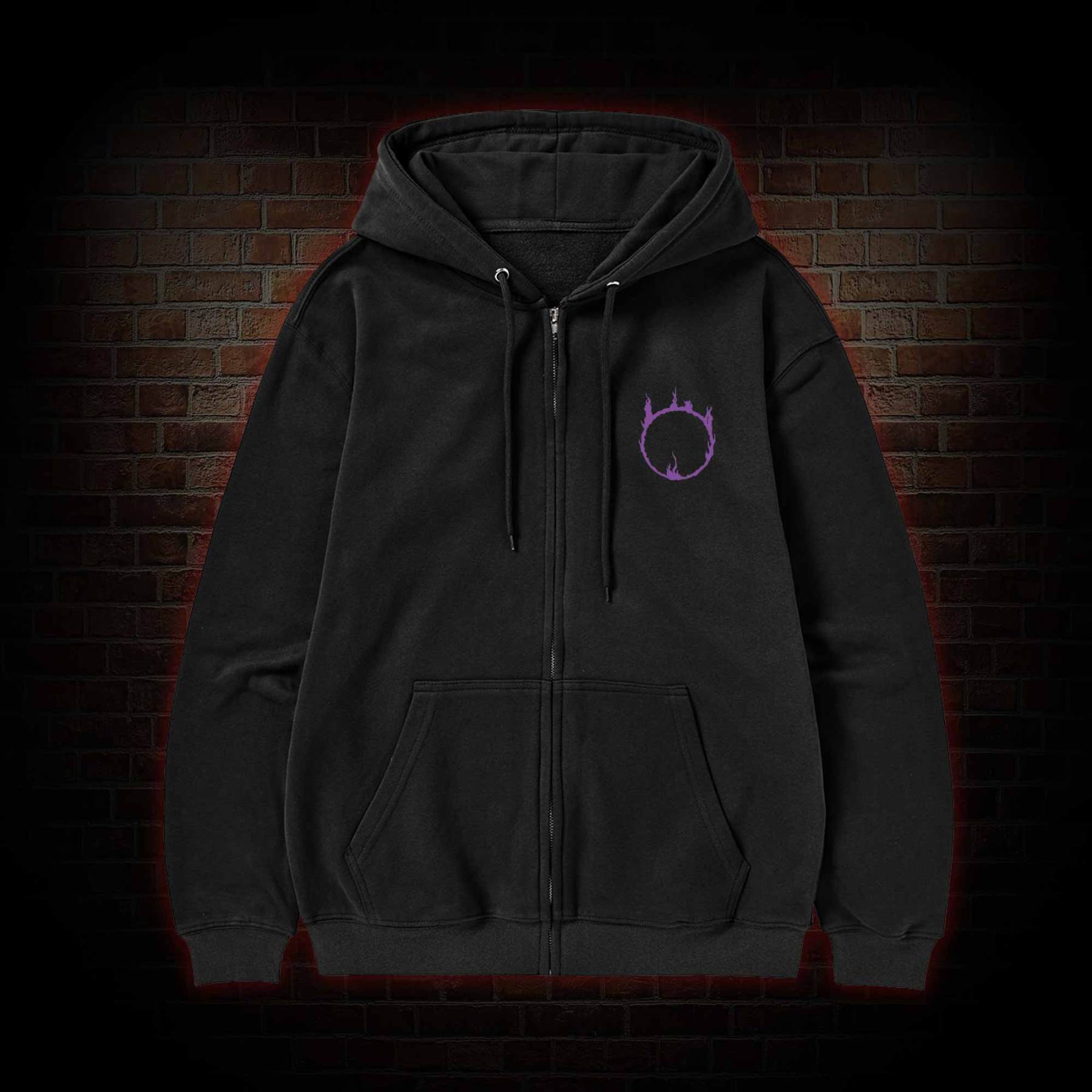 Into the Abyss Zipper Hoodie