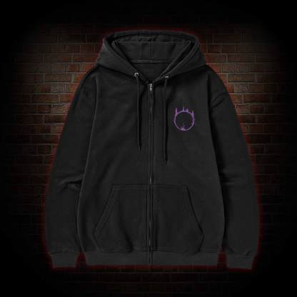 Into the Abyss Zipper Hoodie