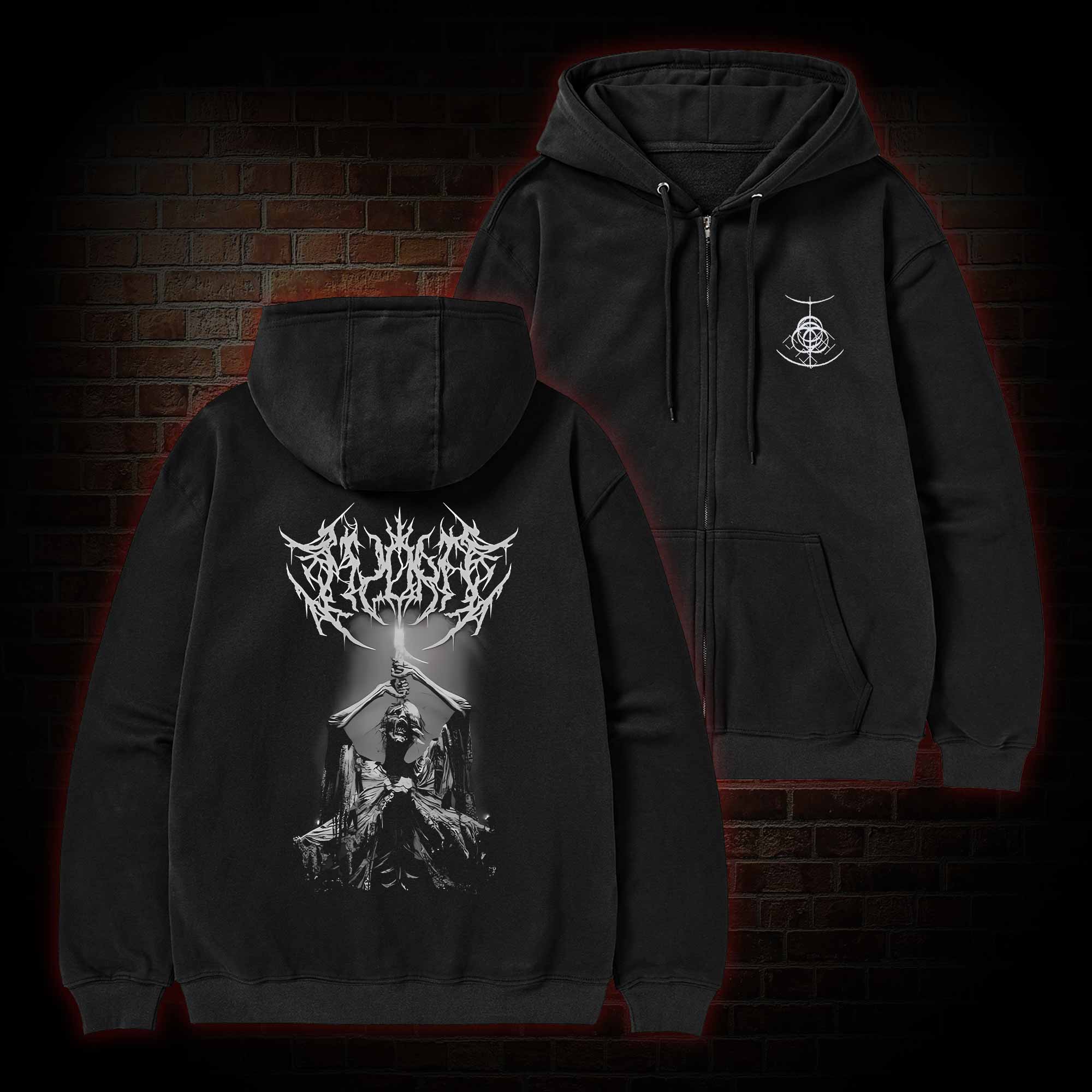 Forgive Me Zipper Hoodie