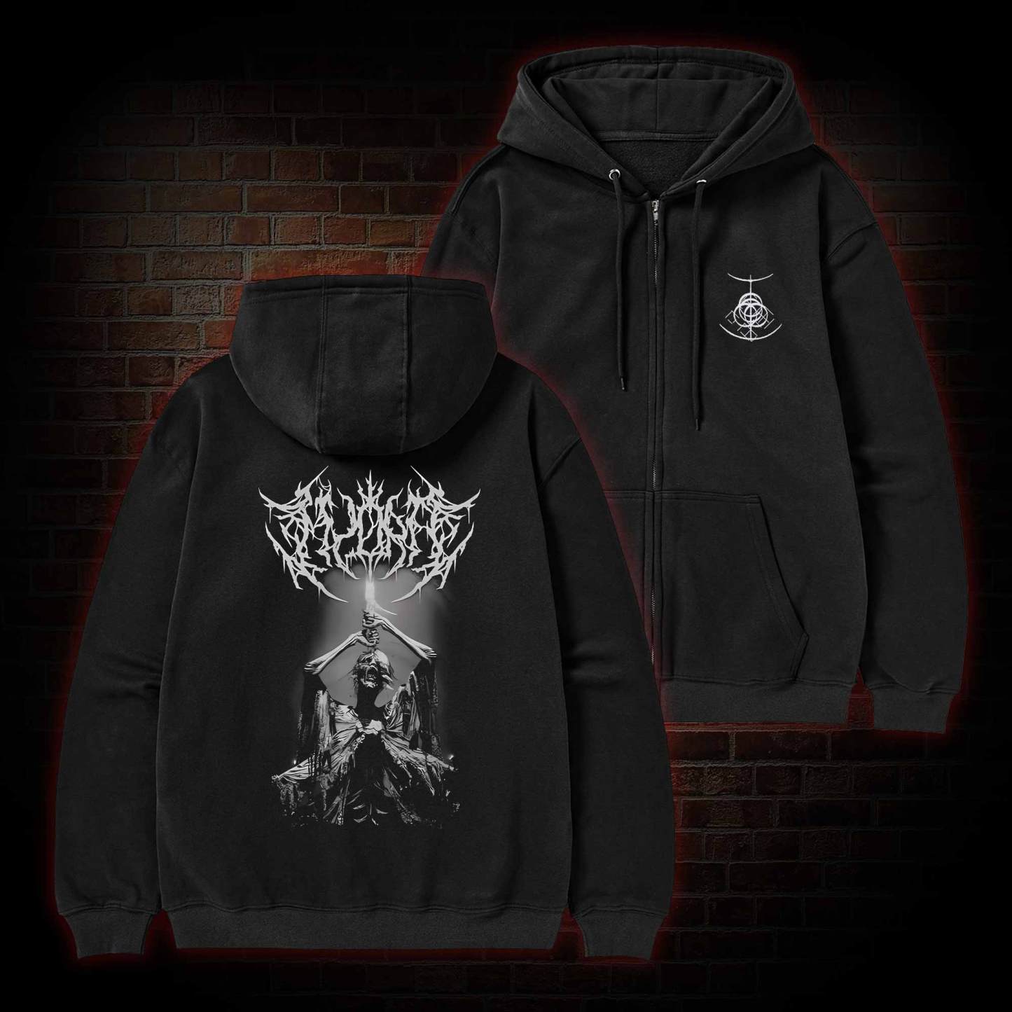 Forgive Me Zipper Hoodie