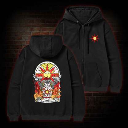 Praise the Sun Zipper Hoodie