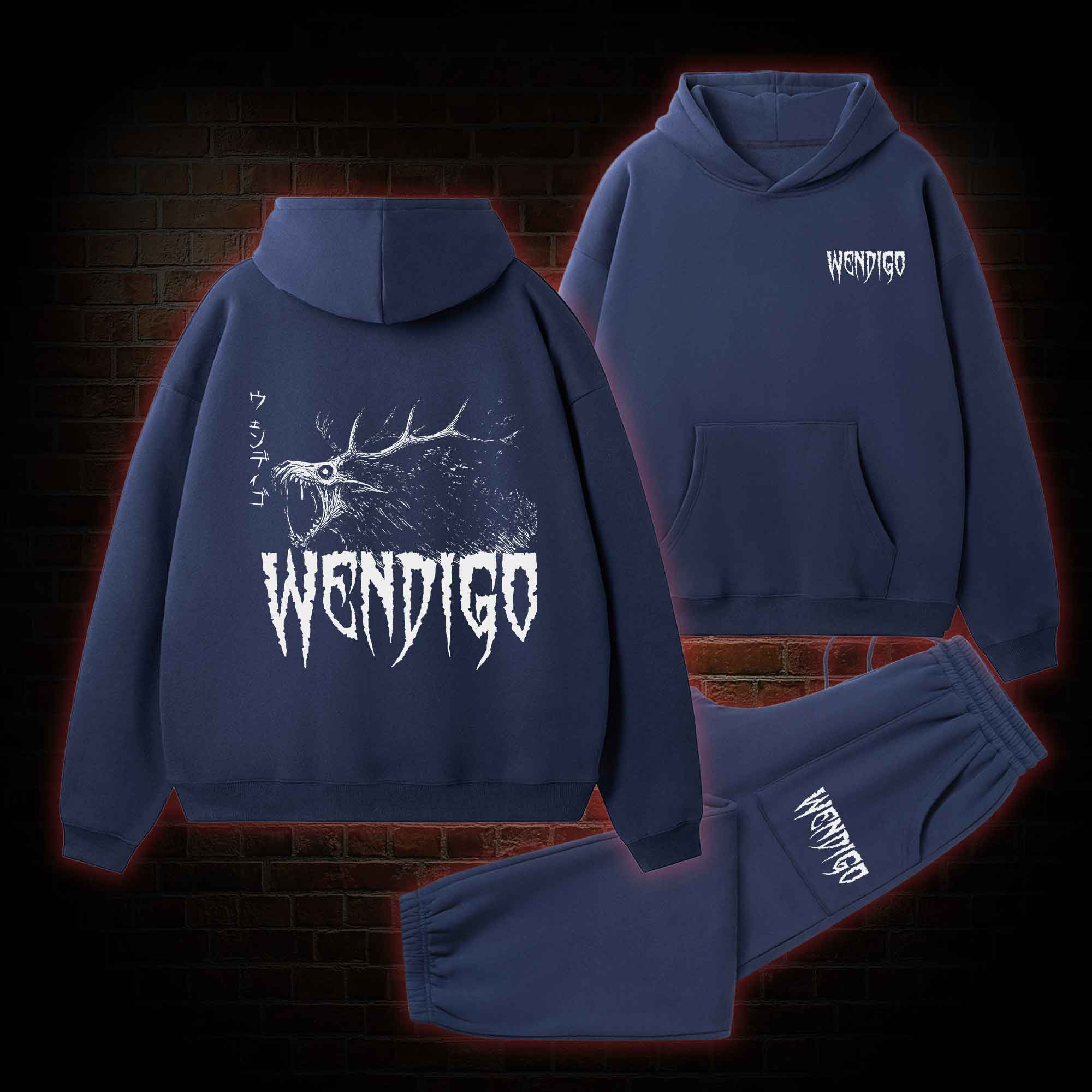 Wendigo Fleece Hoodie Set
