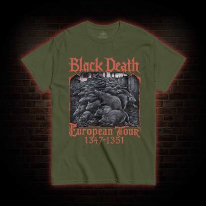 Vintage Black Death European Tour T-shirt