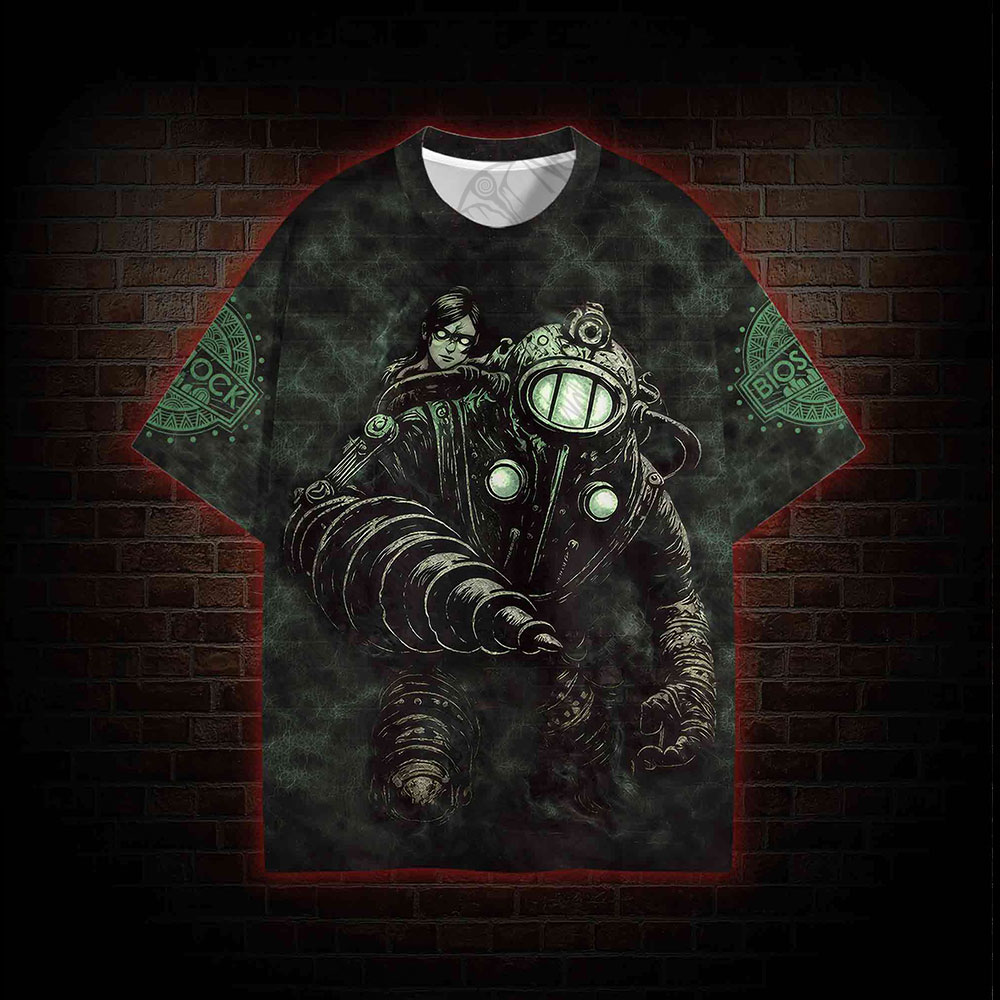 Underwater City All Over Print T-shirt