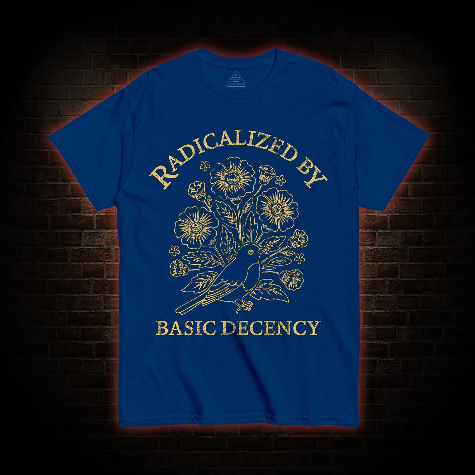 Vintage Radicalized by Basic Decency T-shirt