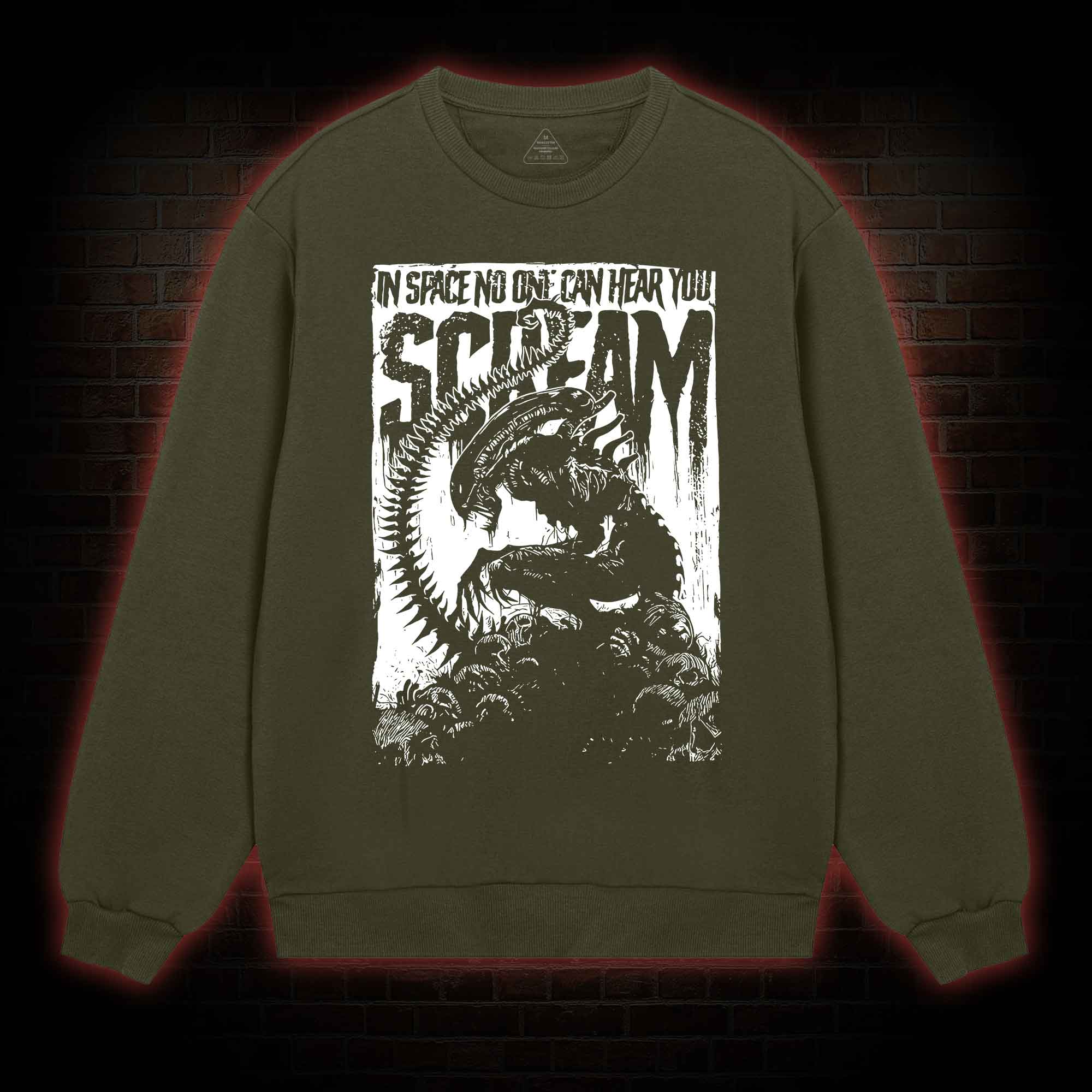 In Space No One Can Hear You Scream Sweatshirt