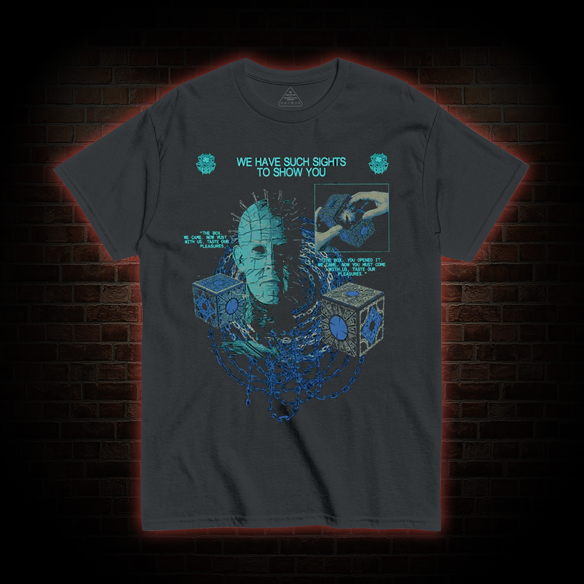 Retro Hell Horror Movie T-shirt