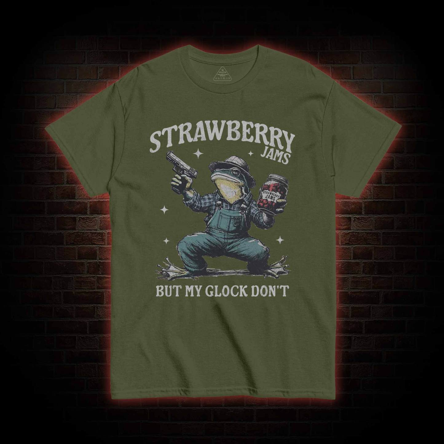Strawberry Jams but My Glock Don't T-shirt