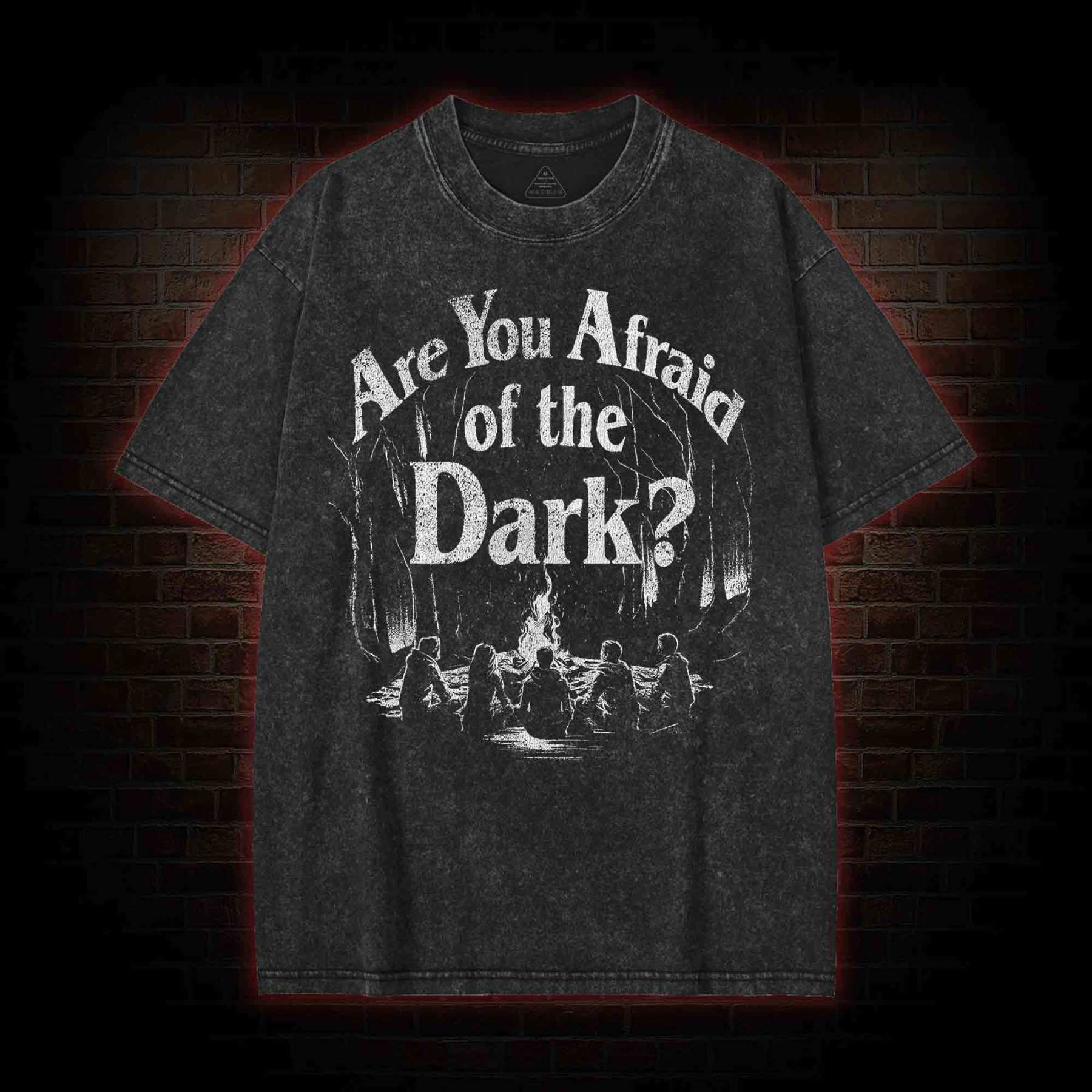 Are You Afraid of the Dark? Washed T-shirt