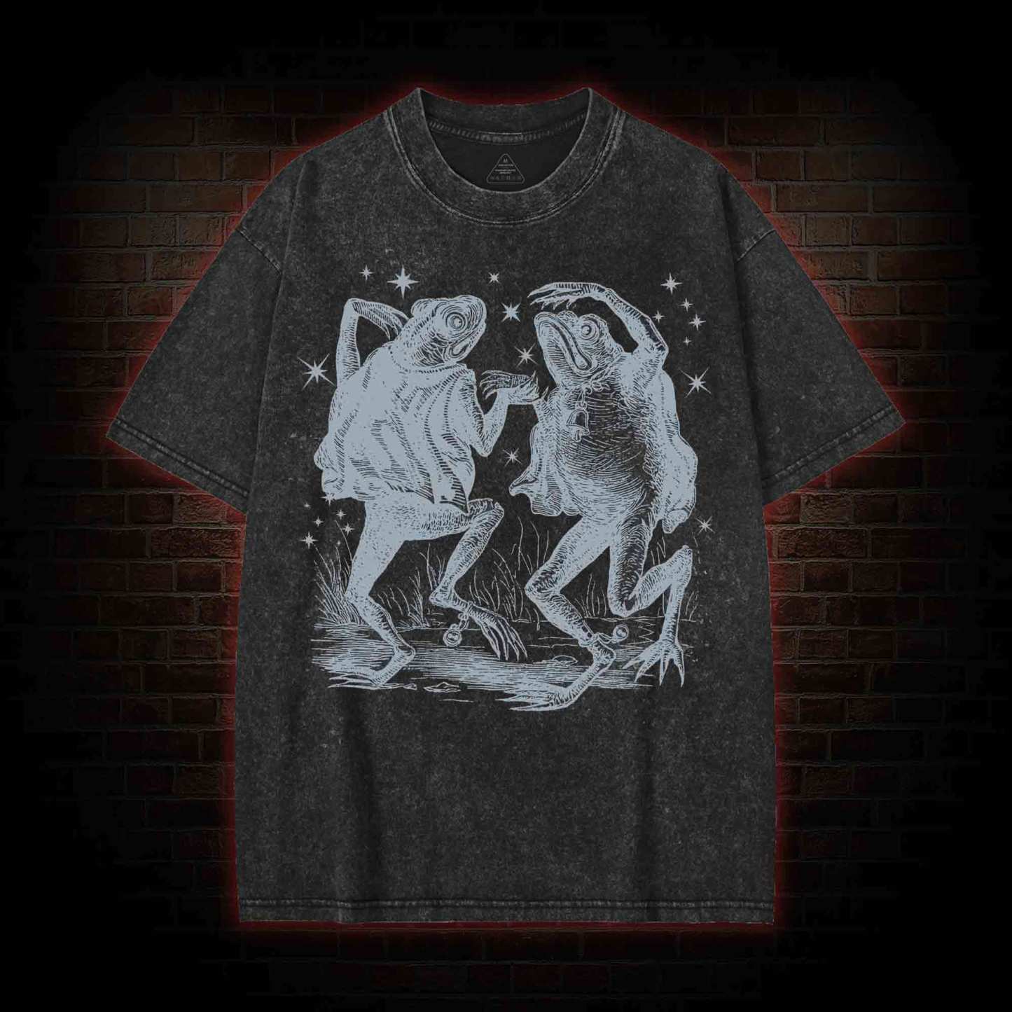 Dancing Frogs Washed T-shirt