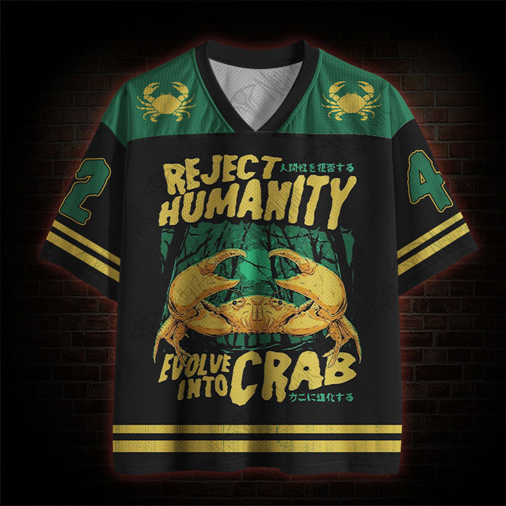 Reject Hunmanity Evolve into Crab Mesh Jersey