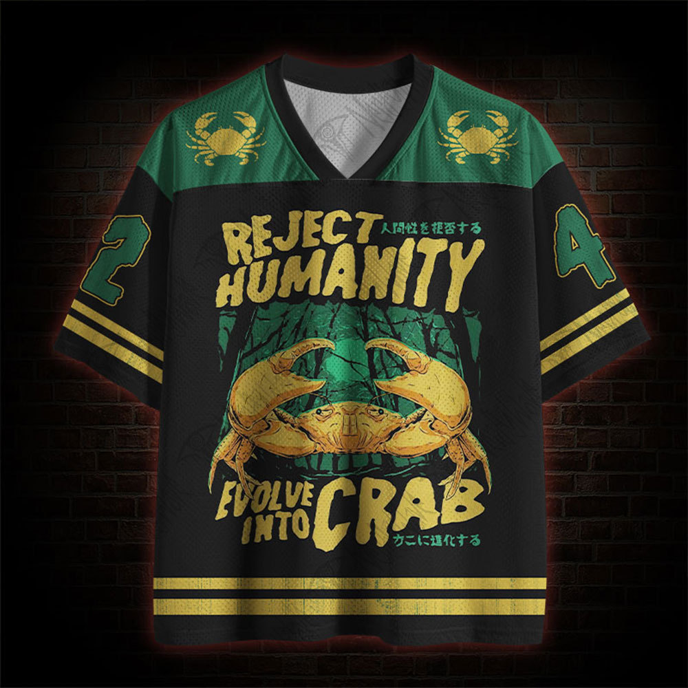 Reject Hunmanity Evolve into Crab Mesh Jersey