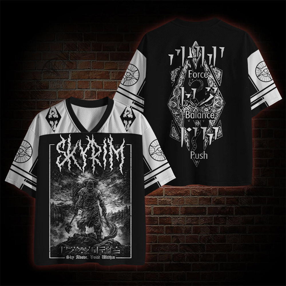 Sky Below Voice Within Mesh Jersey