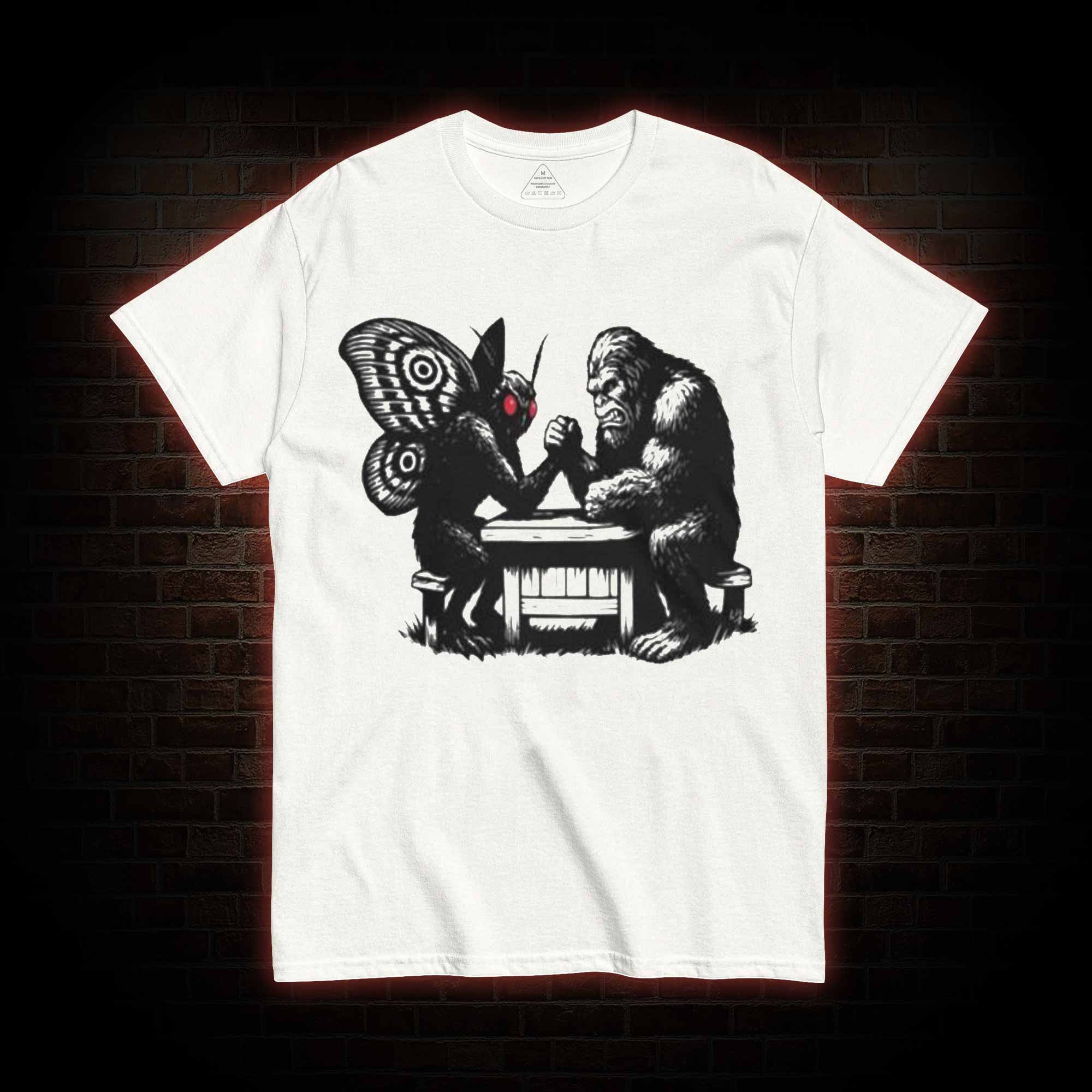 Bigfoot V Mothman T-shirt