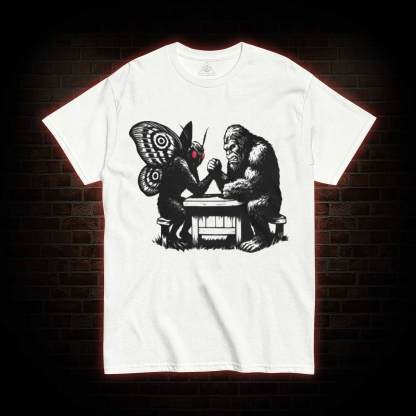 Bigfoot V Mothman T-shirt