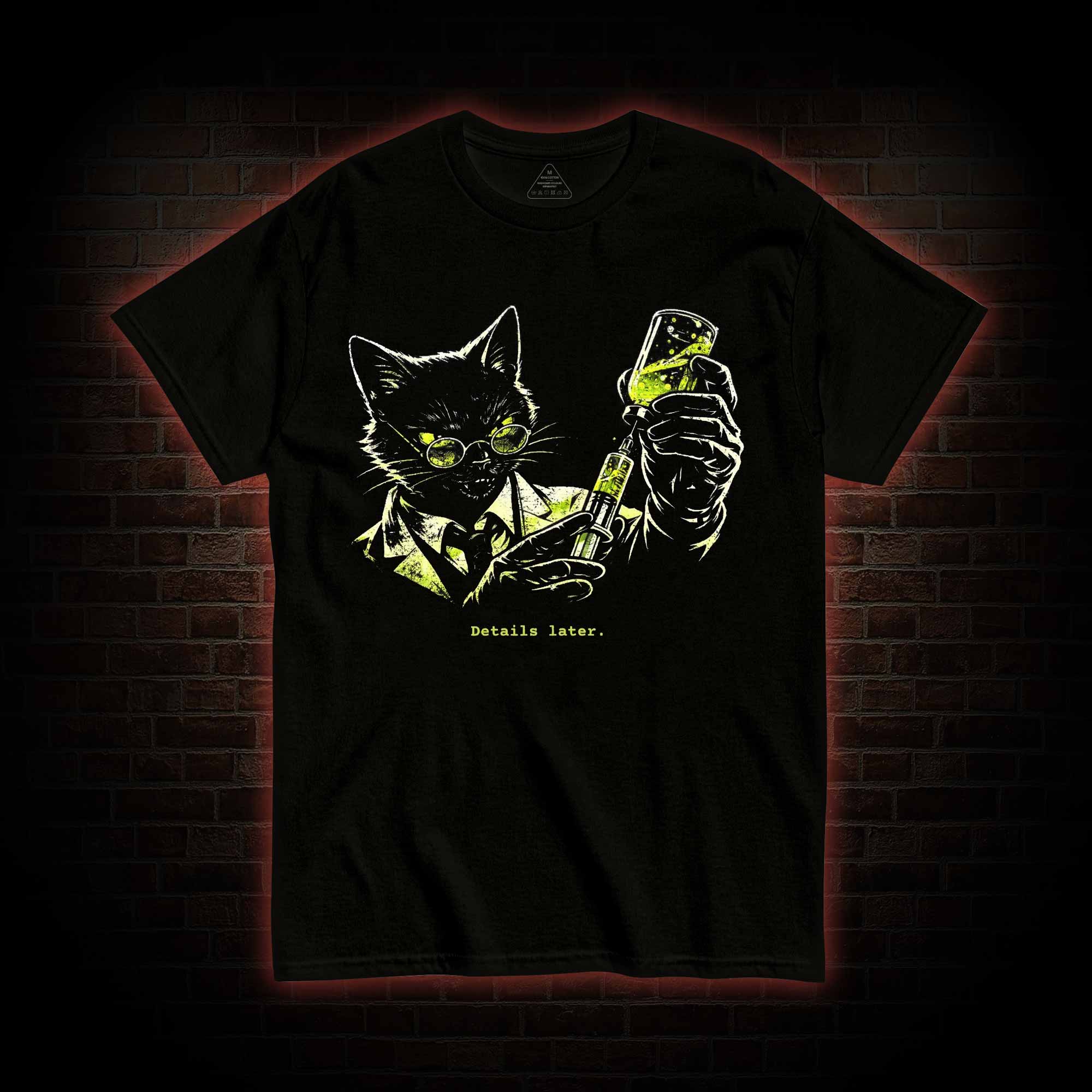 Cats Dead Details T-shirt