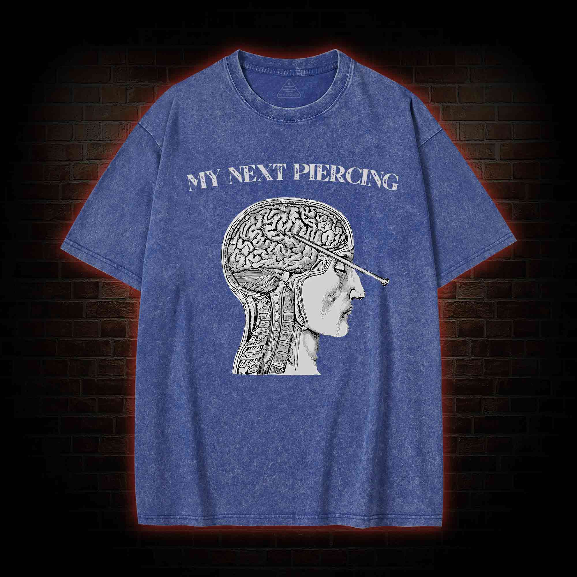 My Next Piercing Washed T-shirt