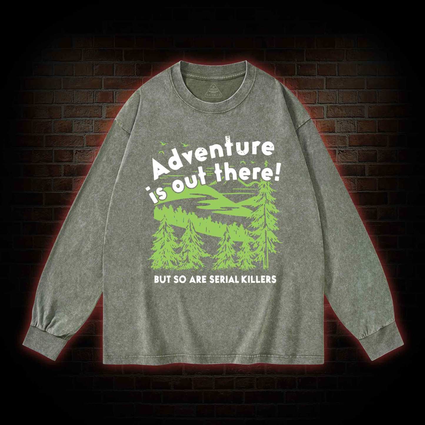 Adventure Is Out There Washed Long-Sleeve T-shirt