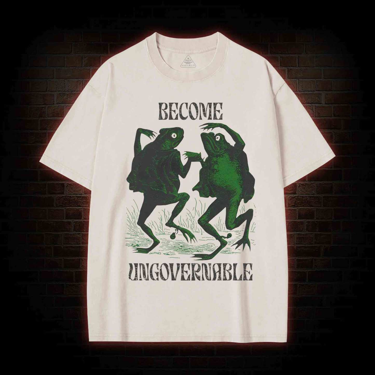 Become Ungovernable Washed T-shirt