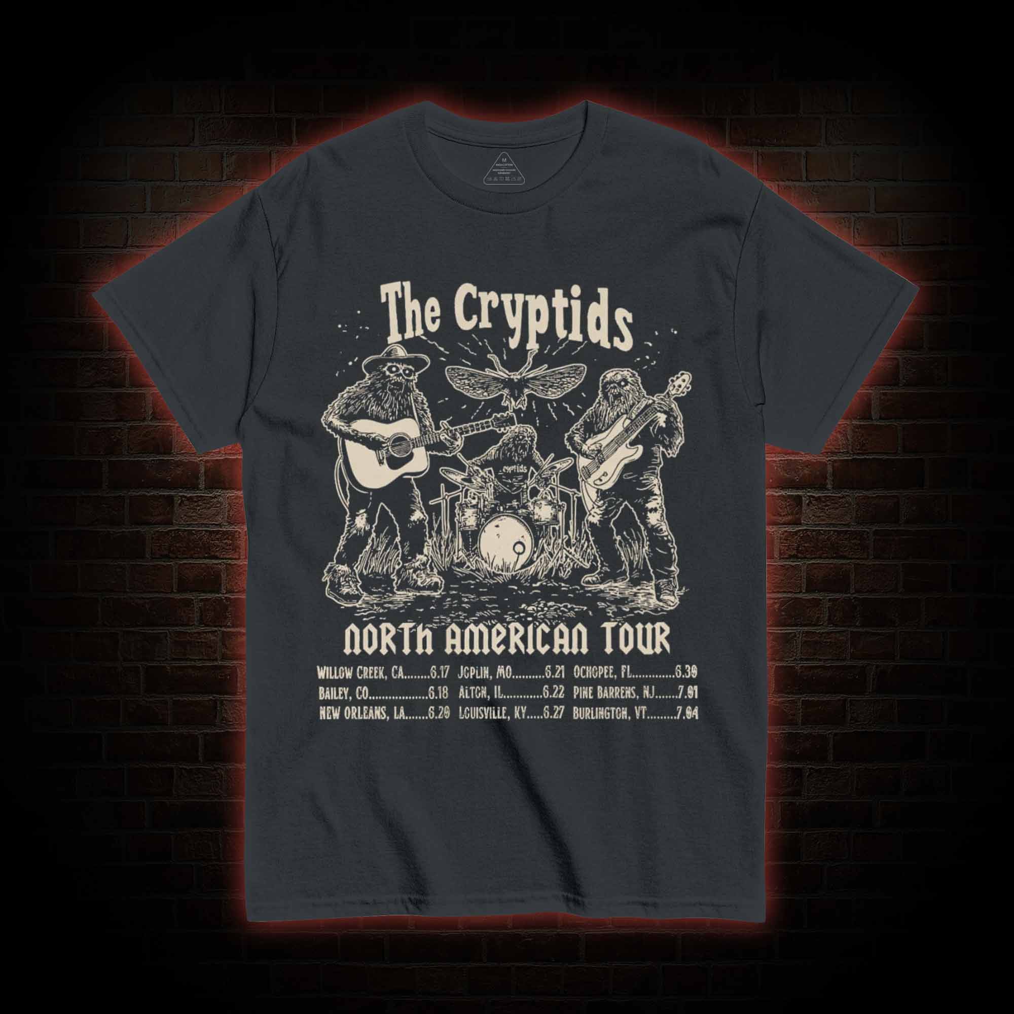 The Cryptids Band T-shirt