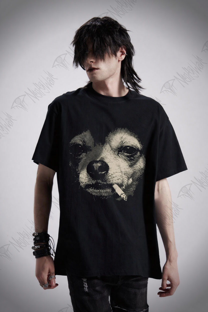 Smoking Chihuahua T-shirt