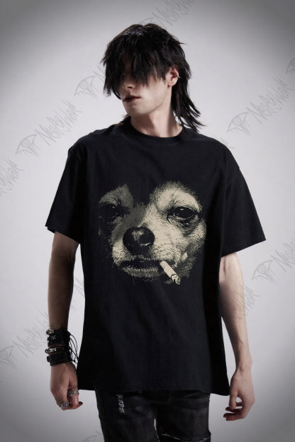Smoking Chihuahua T-shirt