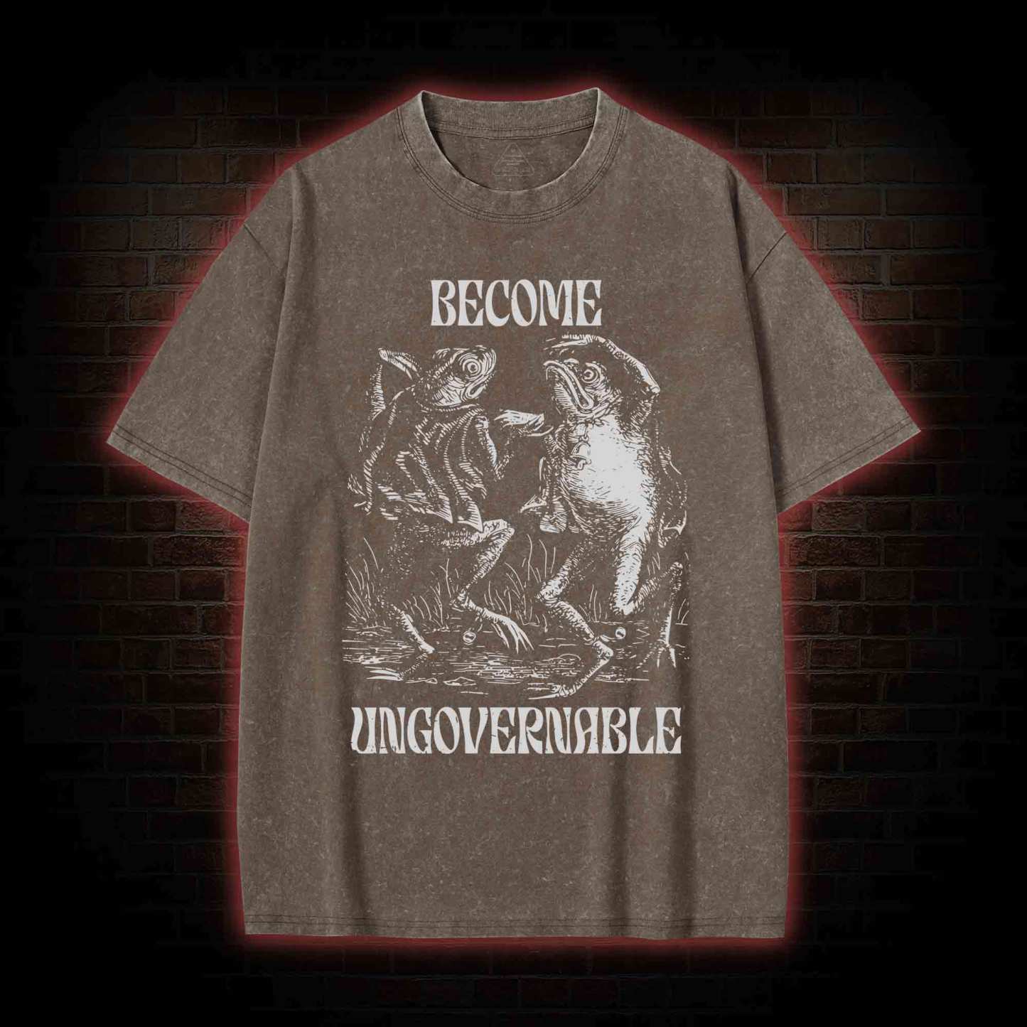 Become Ungovernable Washed T-shirt