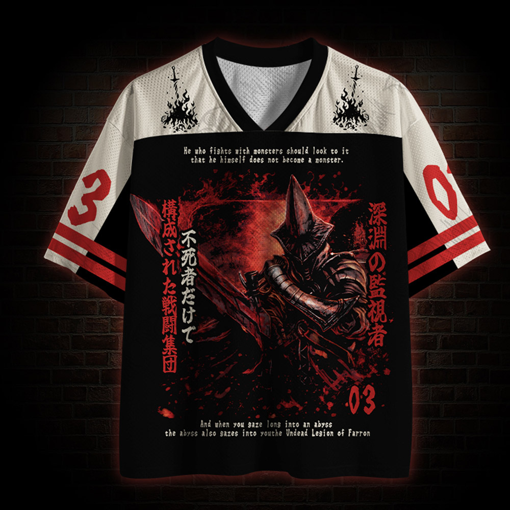 The Abyss Also Gazes into You Mesh Jersey