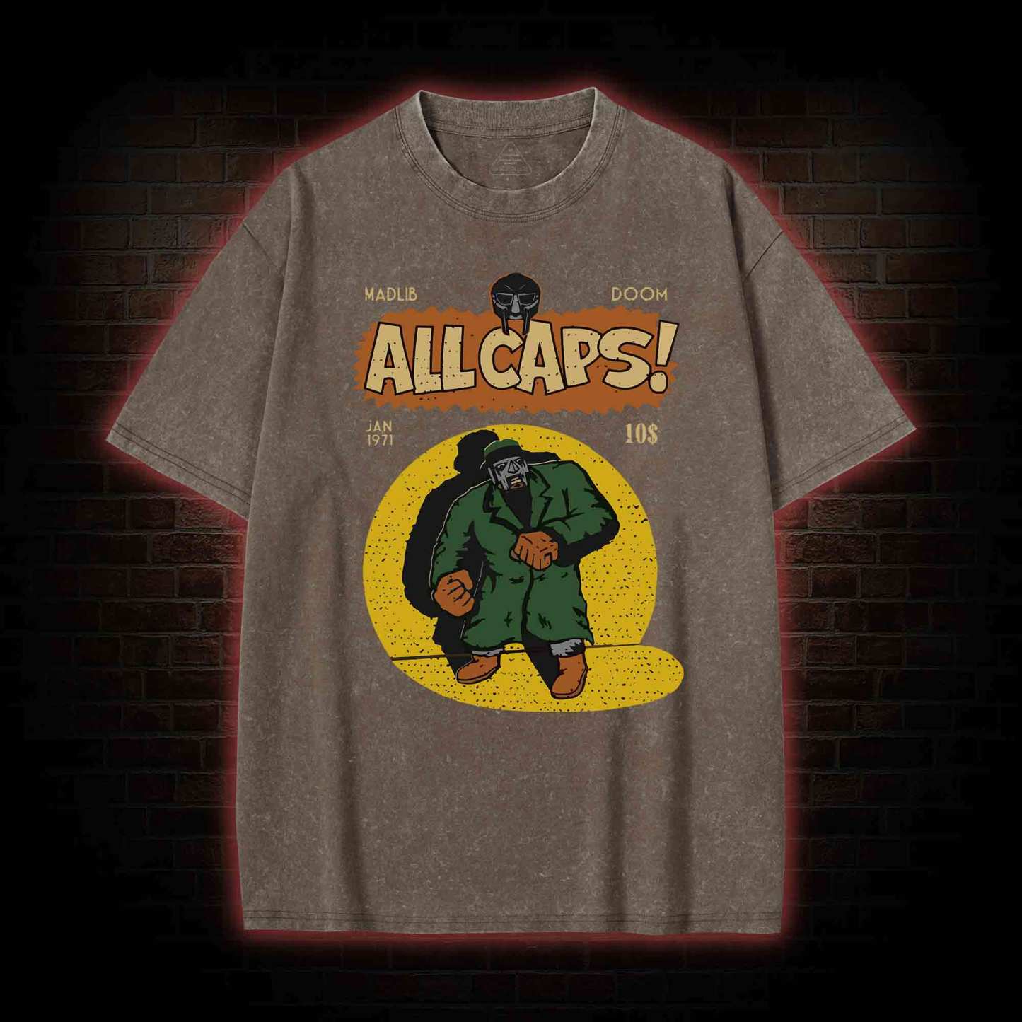 All Caps Vintage Washed T-shirt