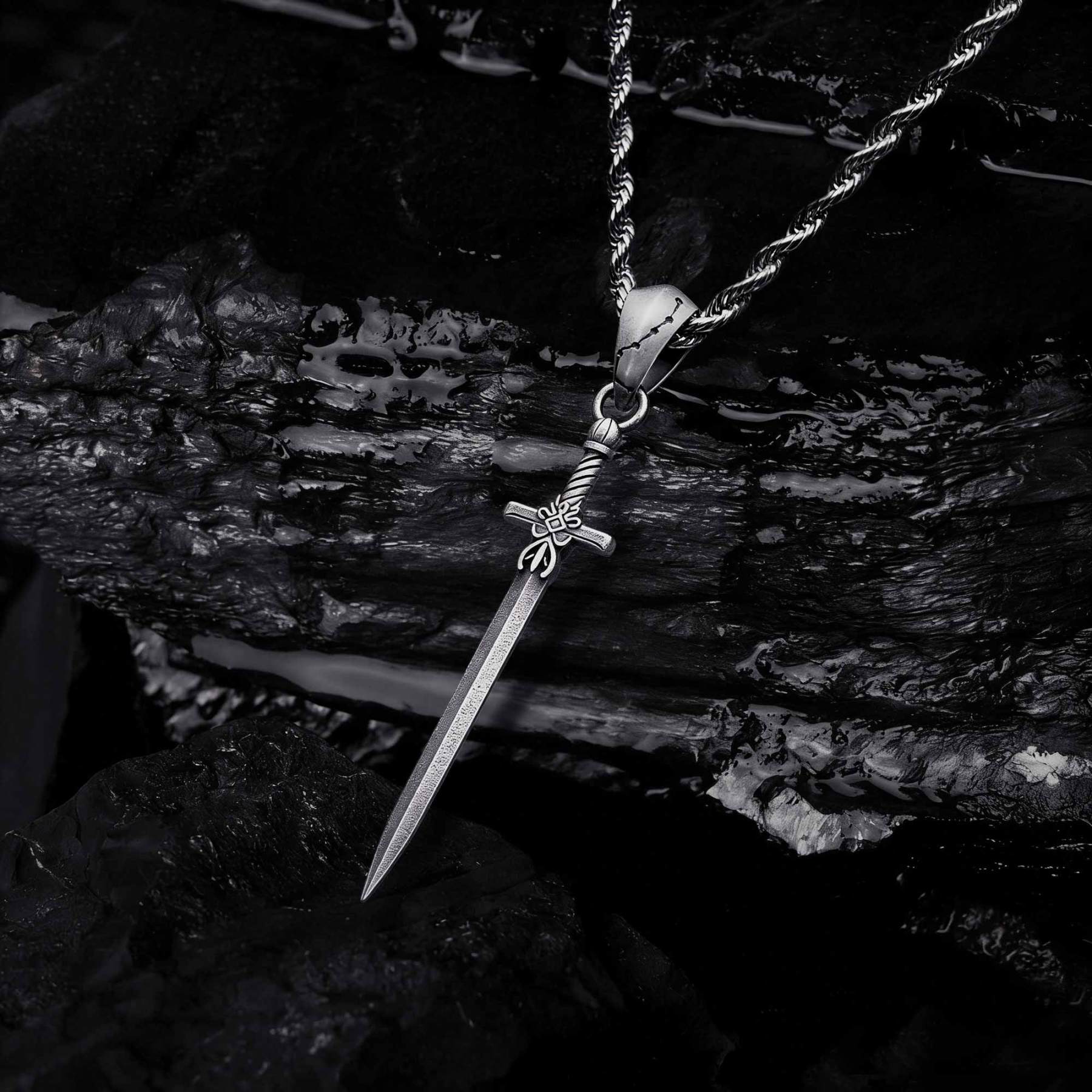 Sword Sculptural Necklace