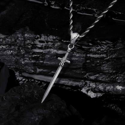 Sword Sculptural Necklace