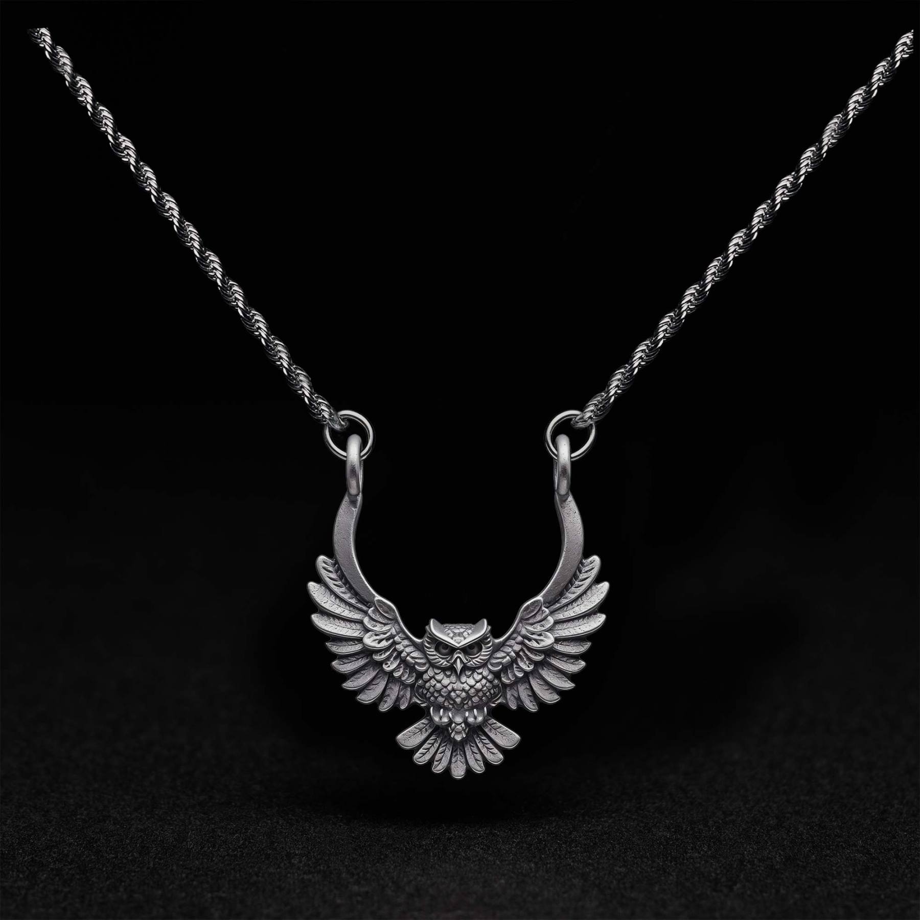 Owl Sculptural Necklace