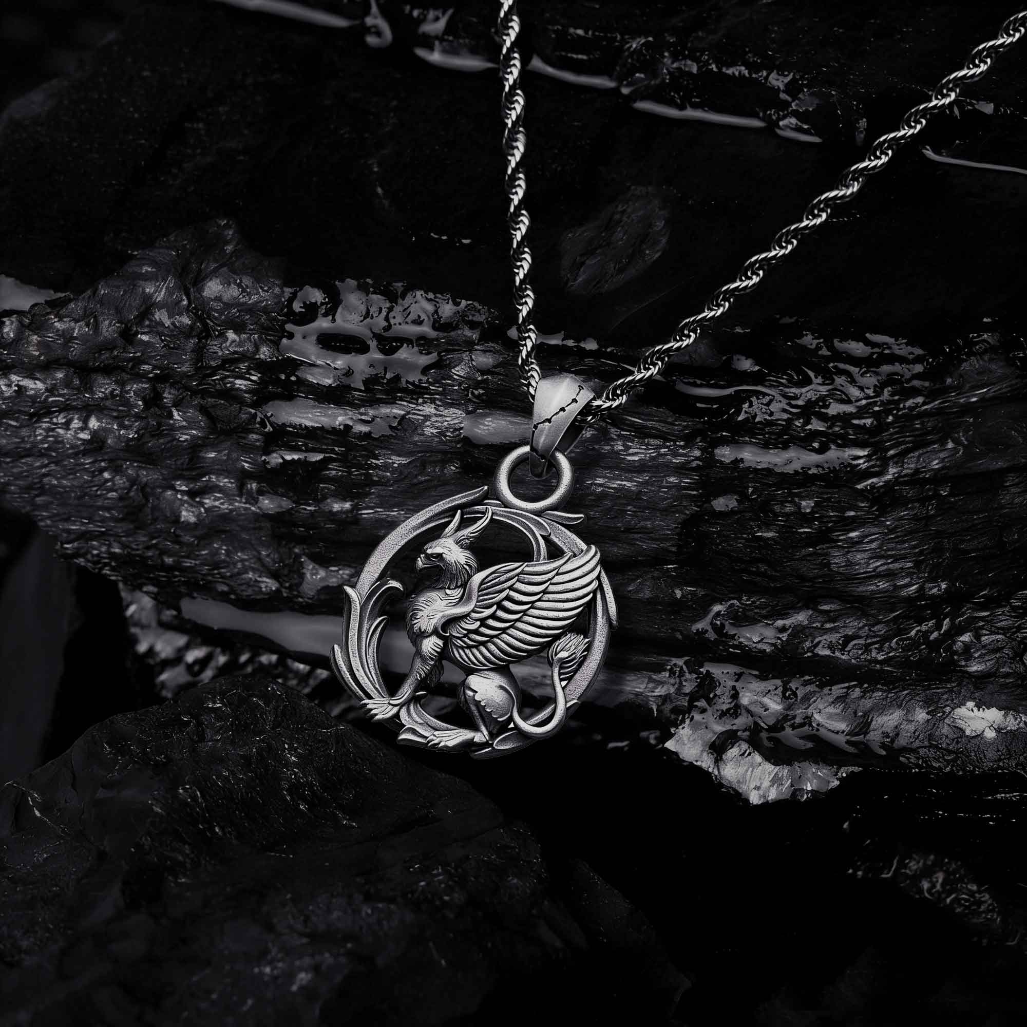 Griffin Sculptural Necklace