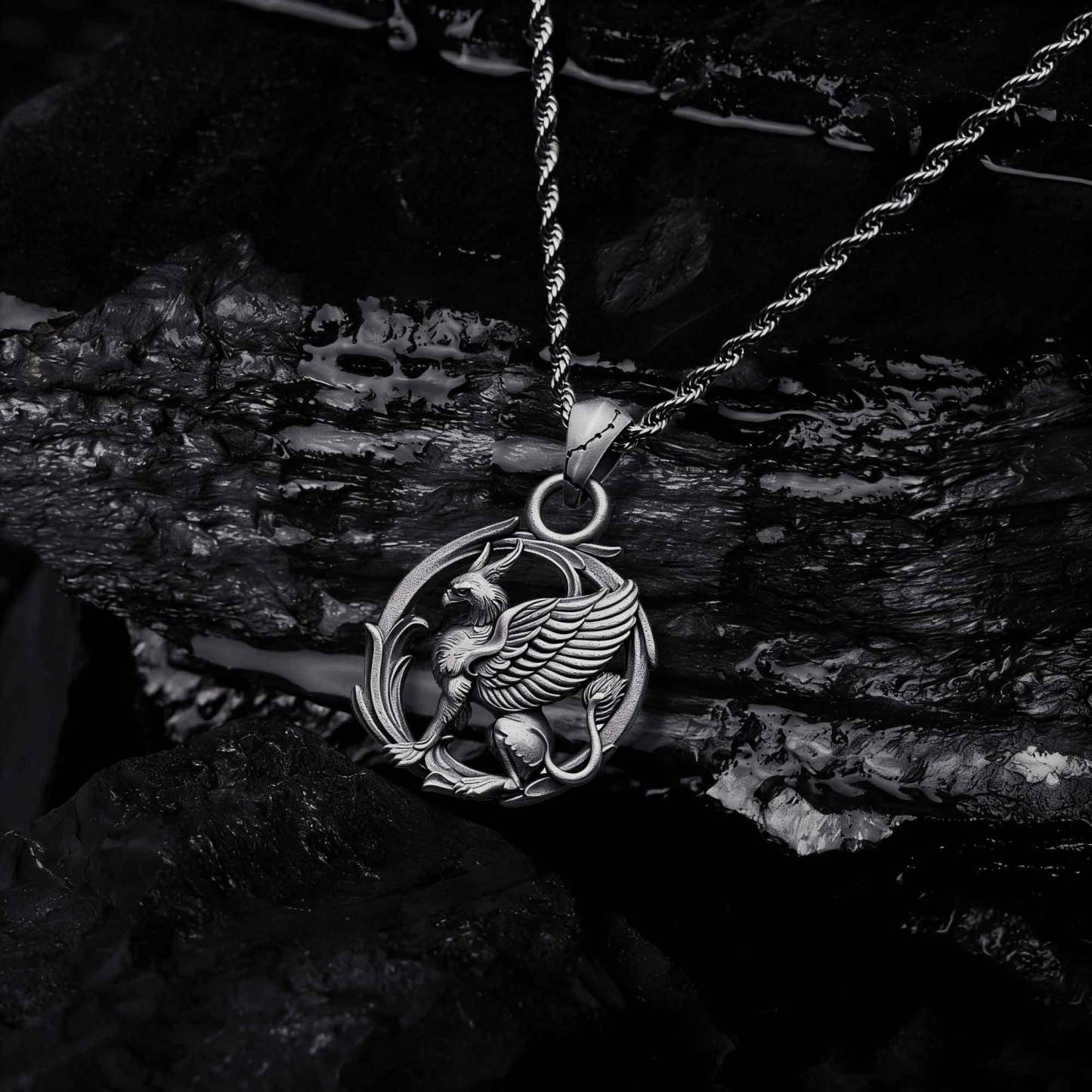 Griffin Sculptural Necklace