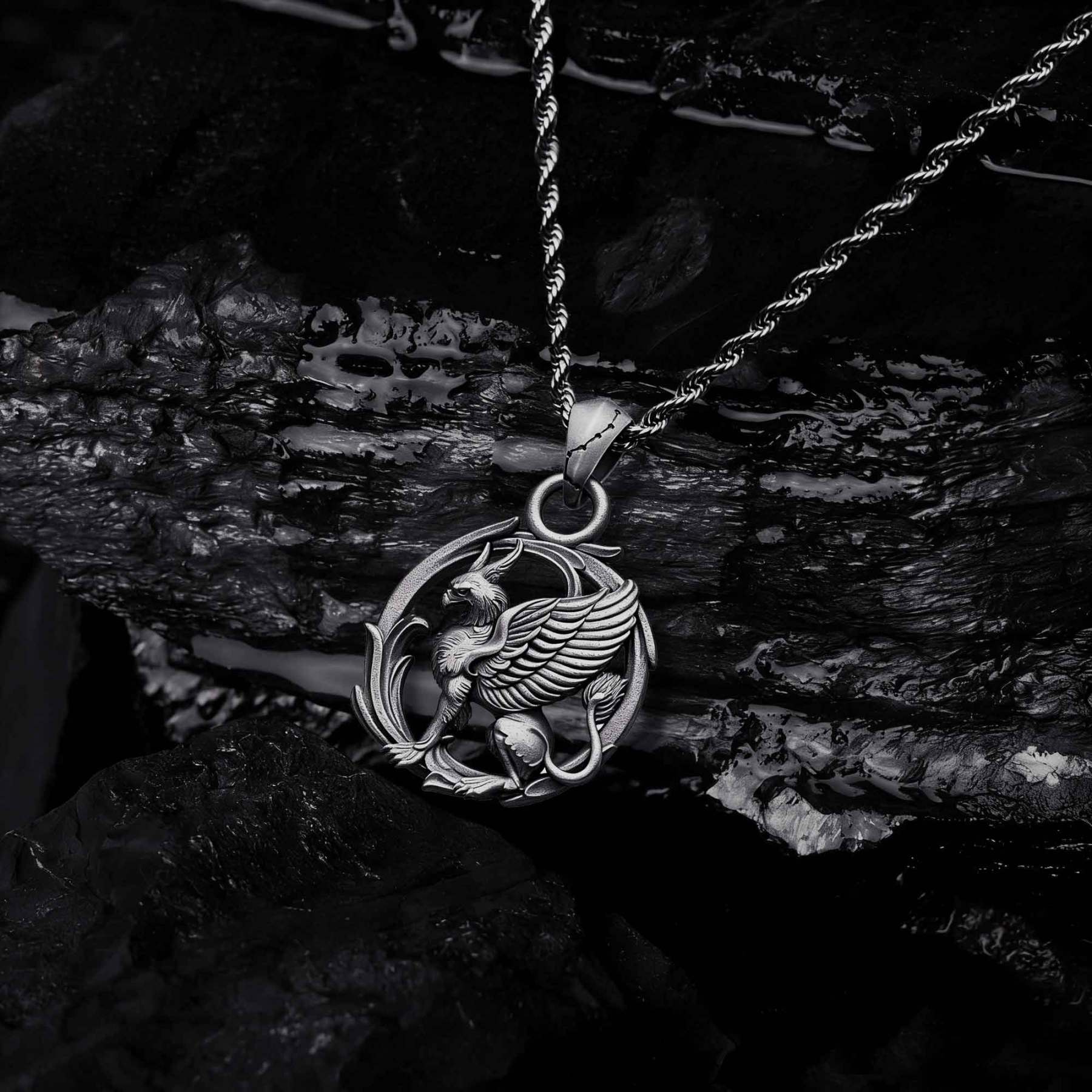 Griffin Sculptural Necklace
